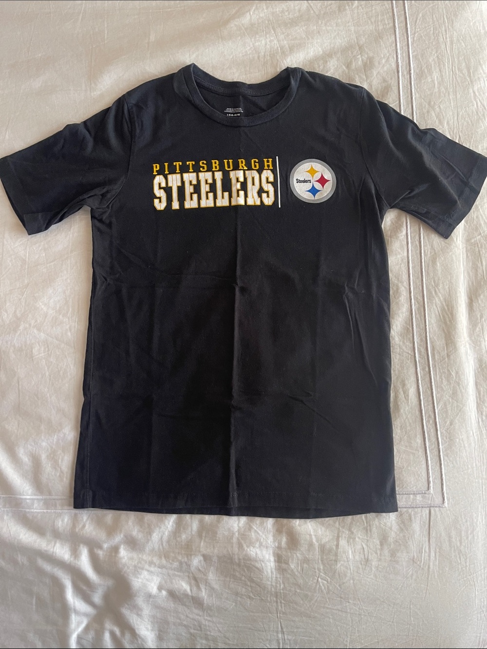Pittsburgh Steelers Kids Black Short Sleeve Tee